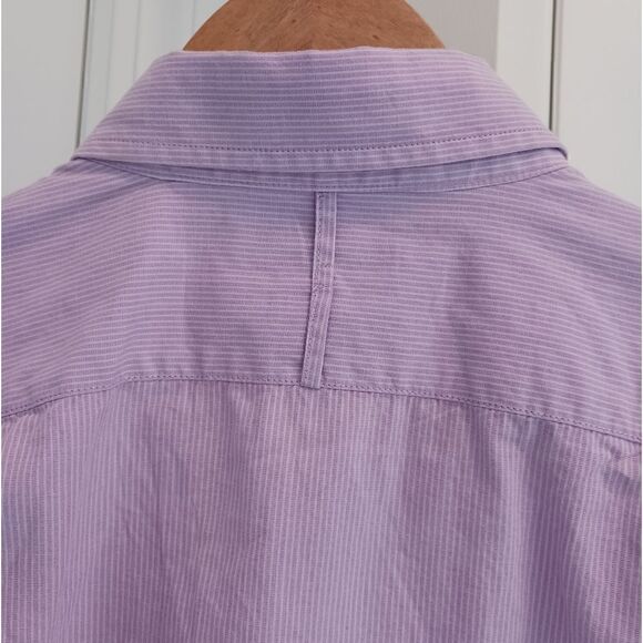 Mens Banana Republic Button Down Shirt Cotton Striped - Picture 8 of 14